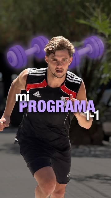Mateo García Berro presentando su programa personalizado